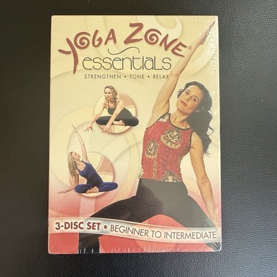 Yoga Zone: Essentials Strengthen, Tone, Relax 3 DVD Set By Yoga Zone New