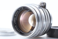 No Haze Near MINT  Canon 50mm f1.8 Chrome Silver L39 LTM Leica Mount Lens JPN