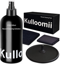 Vinyl Record Cleaner Solution 17Oz/500Ml, 4Pcs Vinyl Record Cleaning Kit, Record