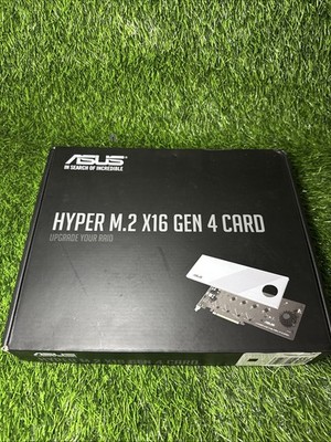 ASUS Hyper M.2 X16 RAID Card PCIe 4 - GEN 4 Expansion Card