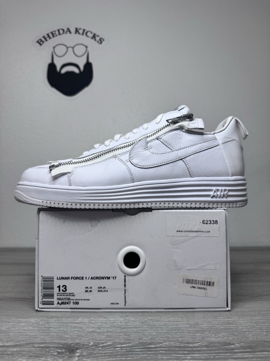 Size 13 - Nike Acronym Lunar Force 1 AF100 AJ6247-100 Men's