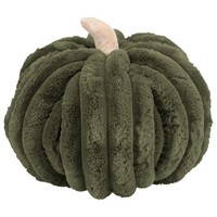 Kissen Sofakissen GrüN KüRbis Dekokissen Zierkissen Polyester Deko Herbst Ø32Cm