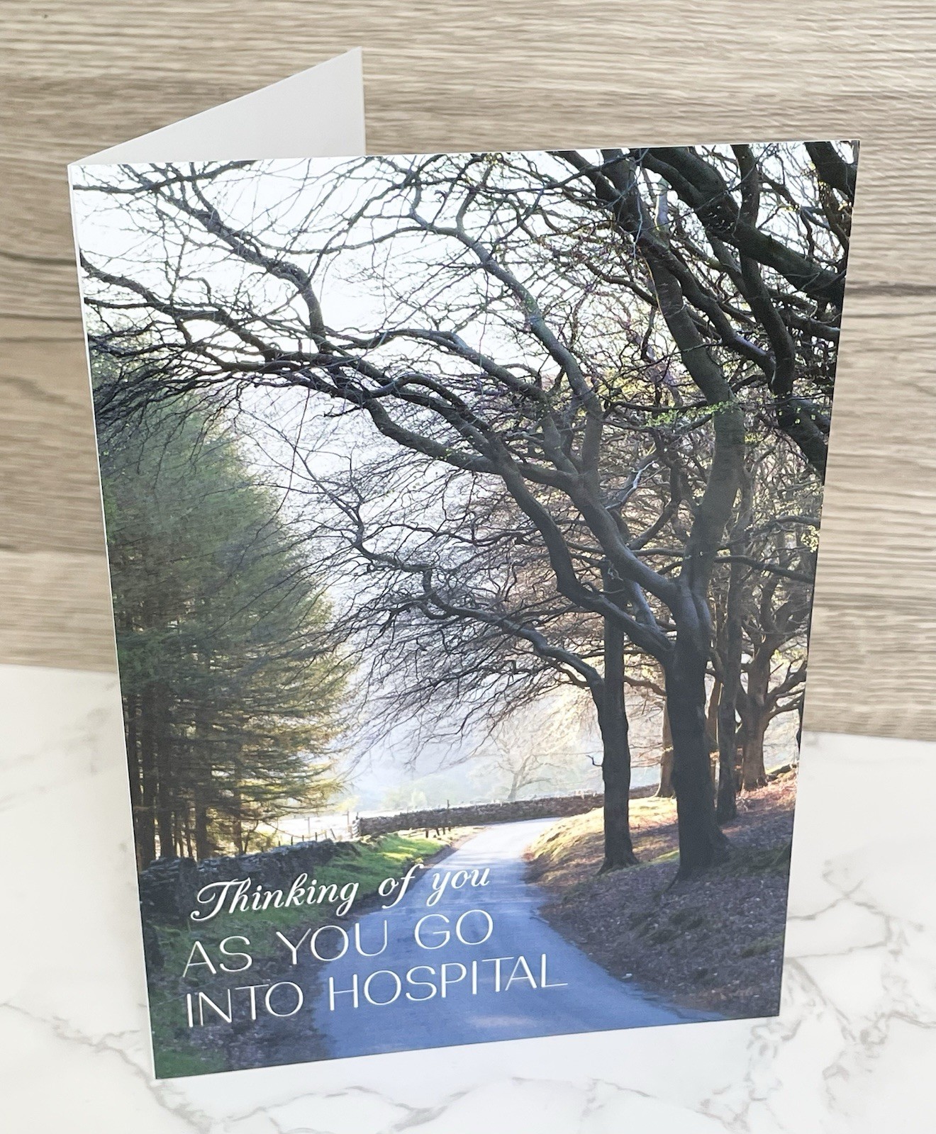 As You Go into Hospital Card Christian Get Well / Thinking of You