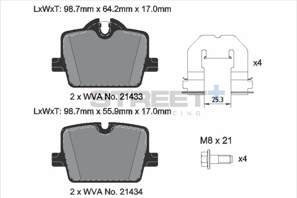 BremsbeläGe BMW 3 Touring Van (G21) 330 I Baujahr 07/19 Kw 190 PS 258 - Pagid Ra-image