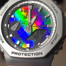 Custom Casio G-SHOCK GA2100FF-8A with IHW Silicon Wafer Dial