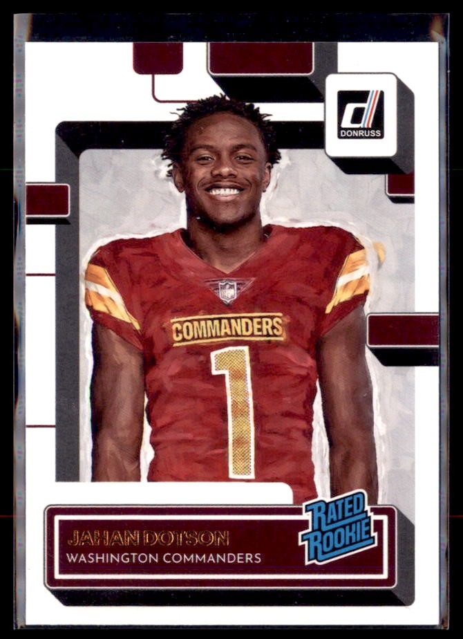 2022 Panini Donruss Football Portrait Jahan Dotson
