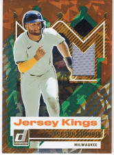 2025 Donruss Jersey Kings Orange Ice Jackson Chourio Brewers