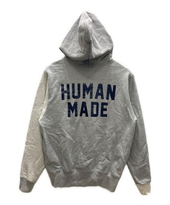 HUMAN MADE Logo pullover hoodie Size: M Men Gray | eBay