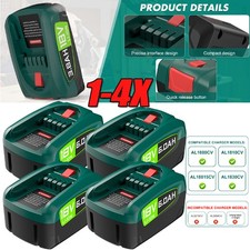 4X 1X 6.0Ah 3.5Ah Battery For Bosch Green 18V PBA Li-ion Power For All Alliance