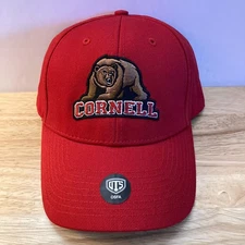 *NWT* CORNELL BIG RED Official "TOUCHDOWN" BEAR MASCOT Adjustable NCAA Hat OSFM