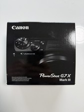 NEW Canon PowerShot G7 X Mark III Black Digital Camera Ships Fast 