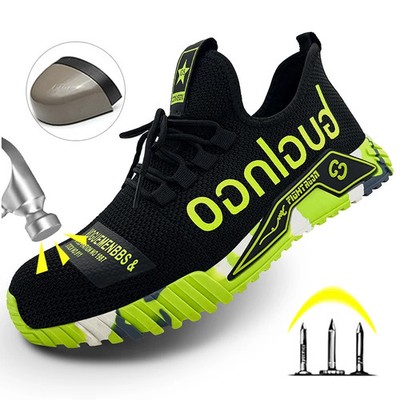 Protective Steel Toe Safety Shoes Men's Indestructible Anti-puncture Work Boots