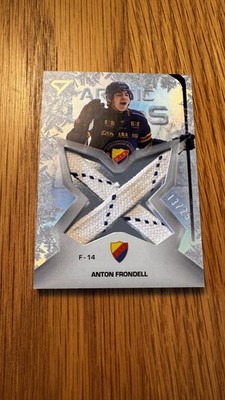 Anton Frondell RC 2025-26 Arctic Laces Game Used Skate Lace /25 SHL SSP DIF INVE