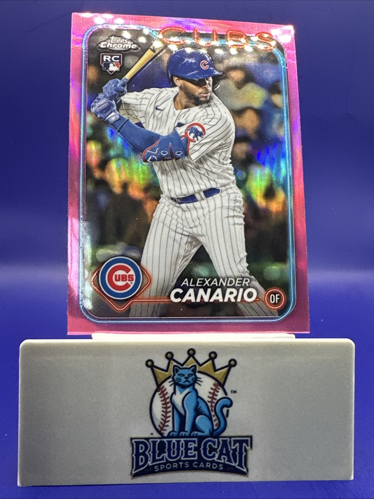 2024 Topps Chrome - Pink Refractor #174 Alexander Canario (RC)