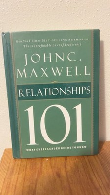 John C. Maxwell Relationships 101 Hardcover 2004 HarperCollins Leadership Topics