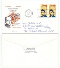127442 - Kanada, FDC Louis-Joseph Papineau - Ottawa 7.5.1971 nach Bad Lauterberg