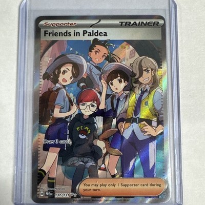 2024 Pokémon Terastal Festival EX #195 Friends In Paldea Full Art NM