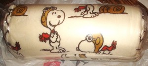 Peanuts Snoopy Fleece Throw Blanket Berkshire Blanket Red Barron Rare BRAND NEW