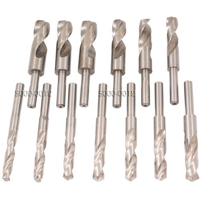 13 PIECE COBALT SILVER & DEMMING DRILL SET WITH 1/2'' SHANK (5000-0012)
