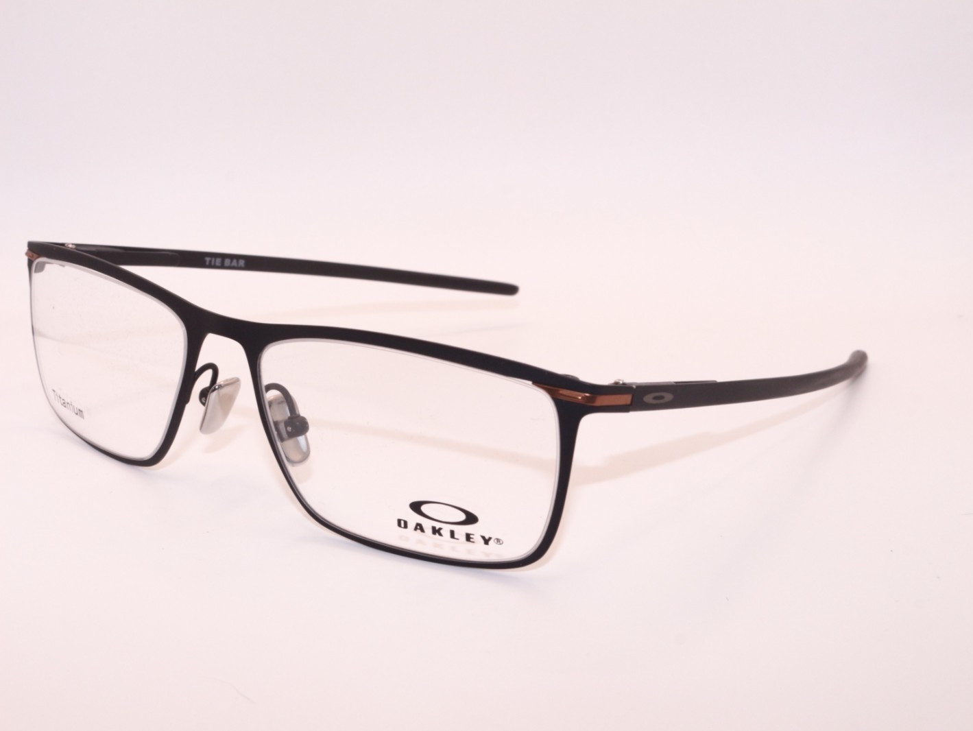 NEW OAKLEY TIE BAR OX5138-0153 SATIN BLACK AUTHENTIC DESIGNE