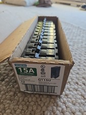  12 New Siemens Q115 1 Pole 15 Amp 120V Circuit Breaker Box of 12