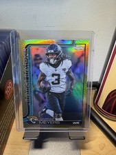 2025 Topps Chrome Jakobi Meyers Leather Gold Refractor /50 #176 Jaguars SSP