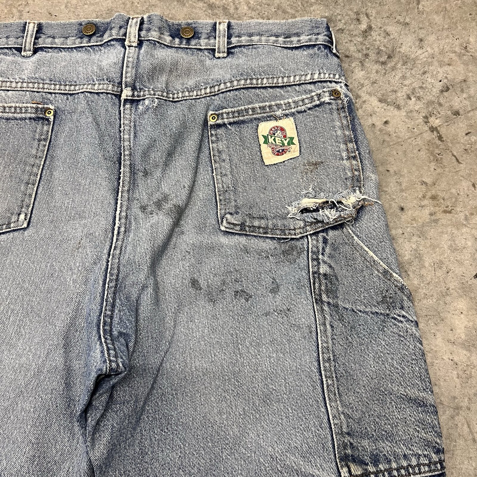 Vintage Keys Carpenter Pants Men’s 38  Double Kne… - image 4