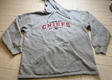 Kansas City Chiefs Pullover Gray NFL Team Apparel Hoodie Football XL Sweatshirt