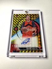 2023-24 Finest Autographs Gold Geometric /50 Refractors #FAJPO Jakob Poeltl Auto