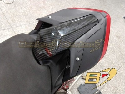 2018-2024 Ducati Panigale V4 V4S 100% Carbon Fiber Solo Seat Cover Gloss Plain