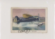 1940-42 Wings Cigarettes Series B T87 Stinson Reliant Seaplane #4 z6d