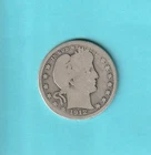 1912-P 90% Silver Liberty Head (Barber) Quarter - See Scans