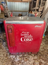 Vintage 1960s Coca-Cola Cooler – Working Glasco “Things Go Better With Coke” 