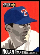 Nolan Ryan 1994 Collector's Choice #320 Texas Rangers FREE SHIPPING AutographDen