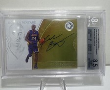 2018-19 Panini Opulence KOBE BRYANT Golden Vintage Auto #01/79 Lakers BGS 8.5