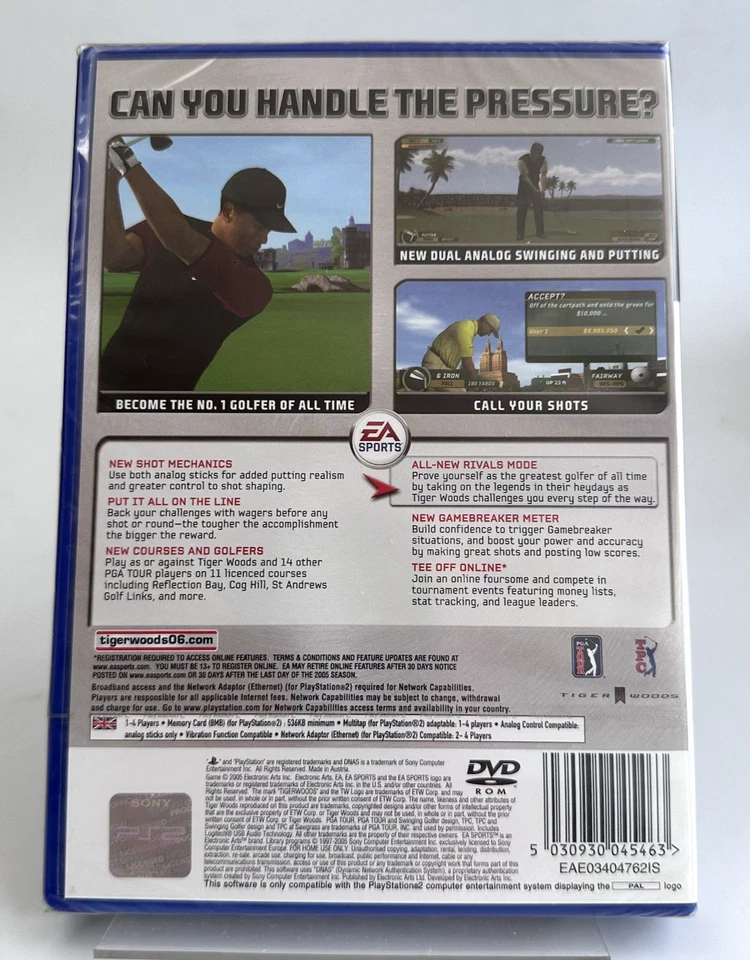PS2 Tiger Woods PGA Tour 2006, New And Factory Sealed - Image 2 of 4