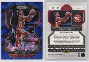 2021-22 Panini Prizm Blue Ice Prizm /125 Trae Young #26