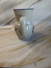Red Wing Pottery Small Bokaly Vase Fern  Hand Painted Gray & Blue Pitcher — photo 3
