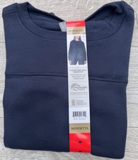 Womens Mondetta Navy Fleece Crew Neck Sweatshirt Jumper Size Medium