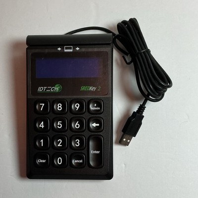ID TECH SREDKey 2 POS Pin Pad Keyboard USB Model IDSK2-534X MPN SREDKey 2
