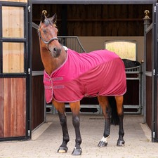 Tempest Original Fleece/Mesh Cooler Rug - Maroon | Equestrian | Pony | Horse