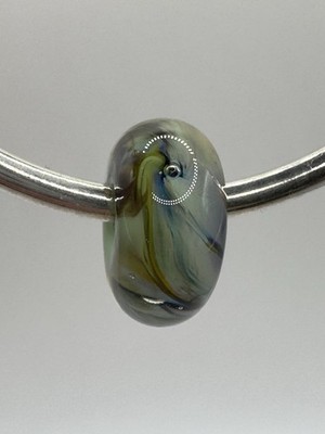 Trollbeads Trollstone Jumbo Artisan  Event Bead Gorgeous, Chubby Earthy