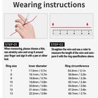 Fitness Tracker Ring Calories Steps Counting Smart Health Ring 7 Days Long
