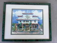 Framed print art  Lisa Bunge Kailua Kona Hawaii. 15”x12”