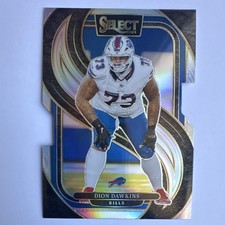 2024 Panini Select Dion Dawkins #152 Buffalo Bills Silver Prizm Die-Cut
