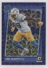 2021 Panini Donruss Optic Rated Rookie Purple Velocity Prizm Tre' McKitty 1u6