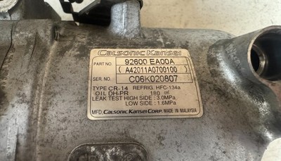 Calsonic Kansei OEM AC COMPRESSOR FOR NISSAN (92600 eA00A) | eBay