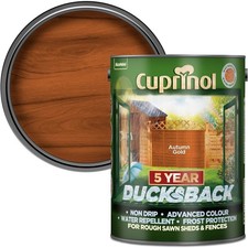 Cuprinol 5 Year Ducksback Garden Shed & Fence Paint 5L All Colours