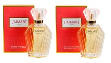 2 x L'Aimant by Coty Eau de Toilet Natural Spray 50ml