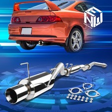For 02-06 Acura Rsx Dc5 Type-s 4 Muffler Rolled Tip Ss Racing Catback Exhaust For 02-06 Acura Rsx Dc5 Type-s 4 Muffler Rolled Tip Ss Racing Catback Exhaust